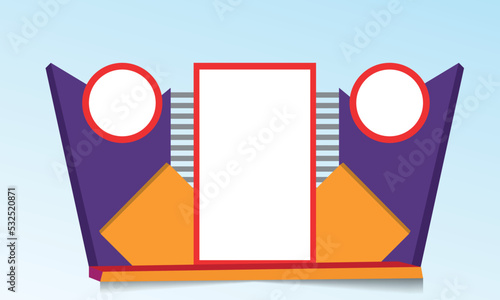 gate entrance to exhibition stand design