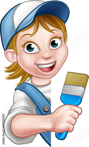 Painter and Decorator Woman