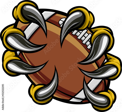 Monster animal claw holding...