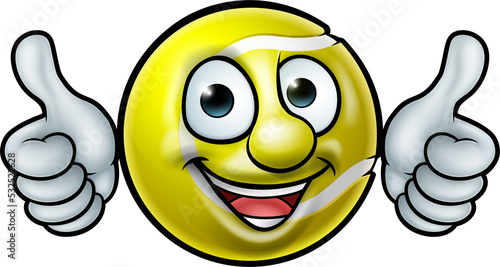 Tennis Ball Mascot
