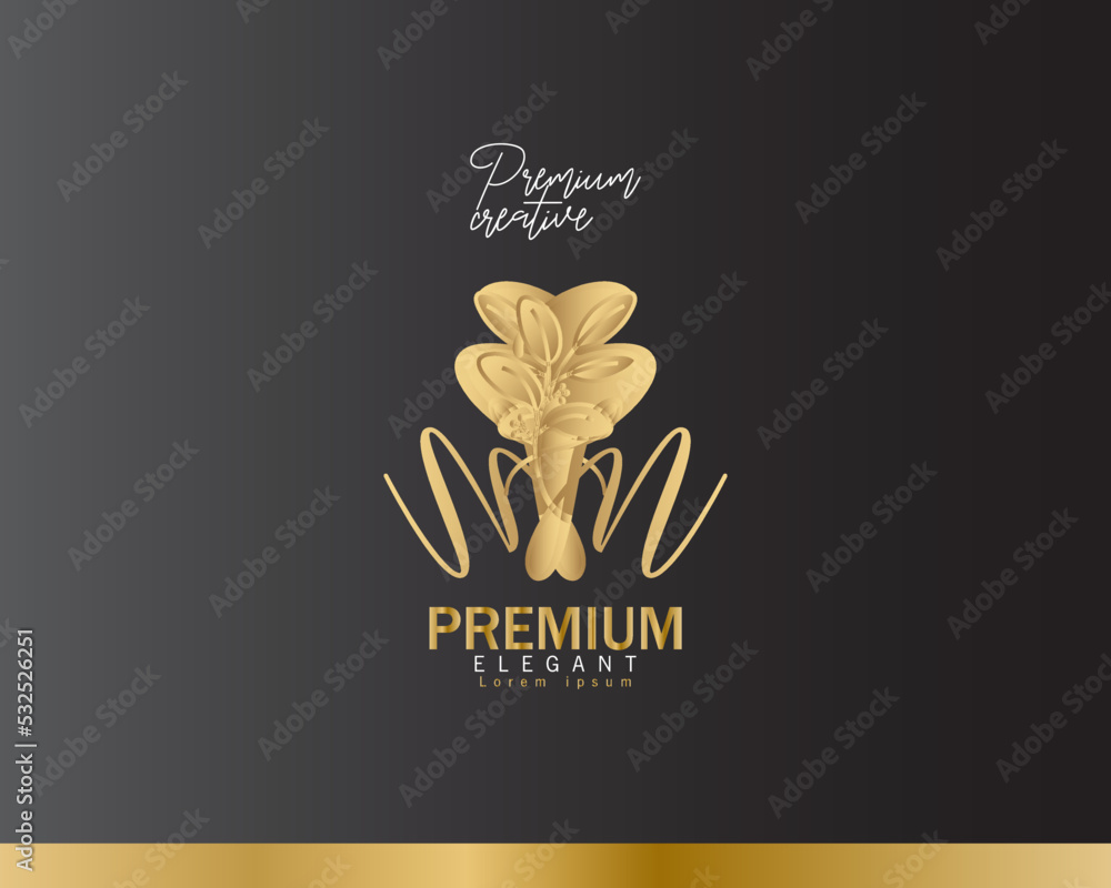Flower logo Luxury Flower logo Luxury