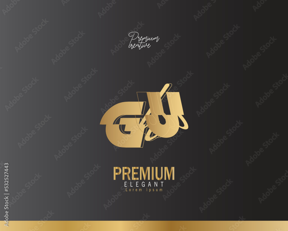 GU Letter Initial with Royal Template GU Letter Initial with Royal Template