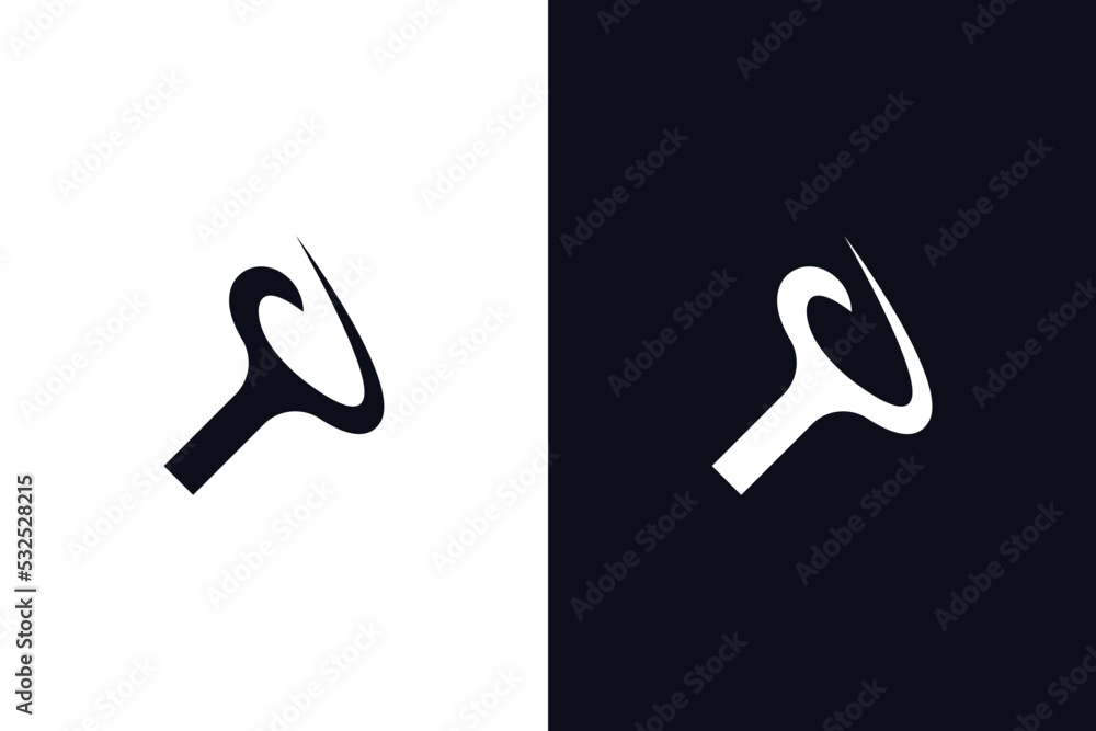 Simple Letter TC or CT Logo Simple Letter TC or CT Logo