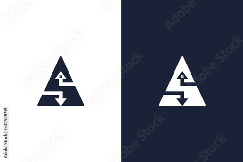 Letter S and House Logo