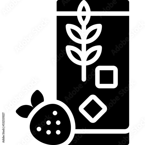 Zombie Cocktail icon, Alcoholic mixed drink vector