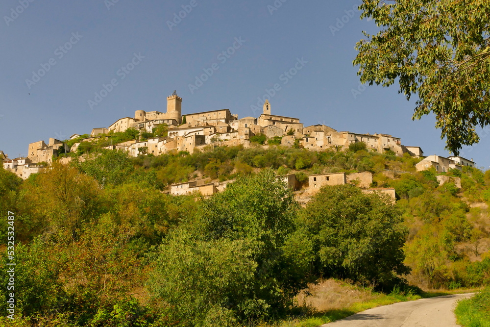 Borgo medievale di Capestrano.Abruzzo, Italy