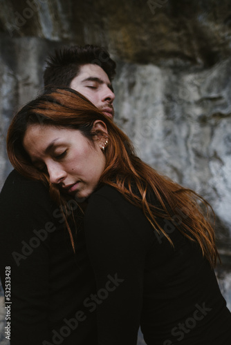 conceptual couple portrait photo