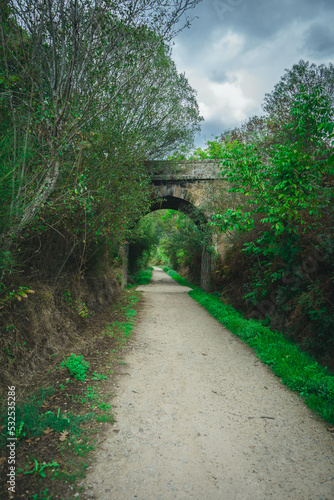 The arch of the road photo