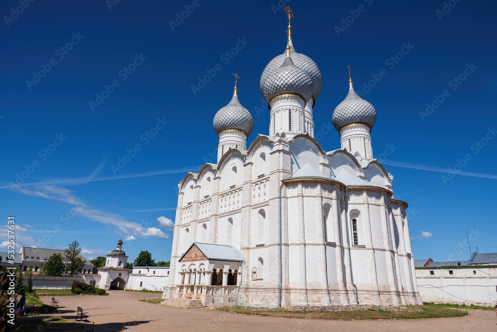 Assumption Cathedral In Rostov, Yaroslavl region, Russia.