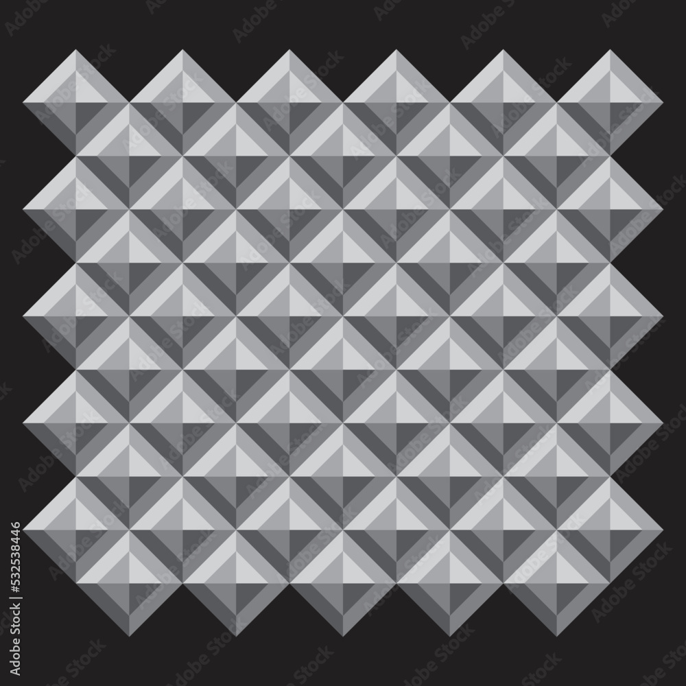 3D cubes illustration with black background 3D cubes illustration with black background