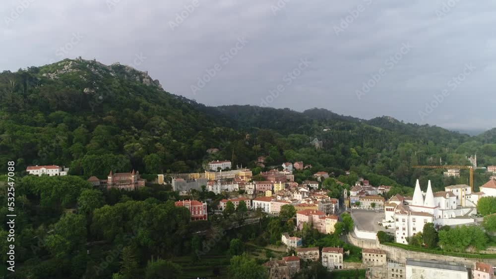 City of Sintra Aerial View, Portugal City of Sintra Aerial View, Portugal