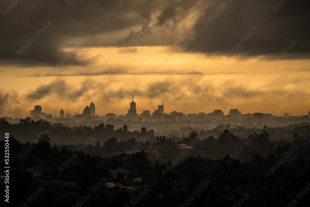 Sunrise in Nairobi
