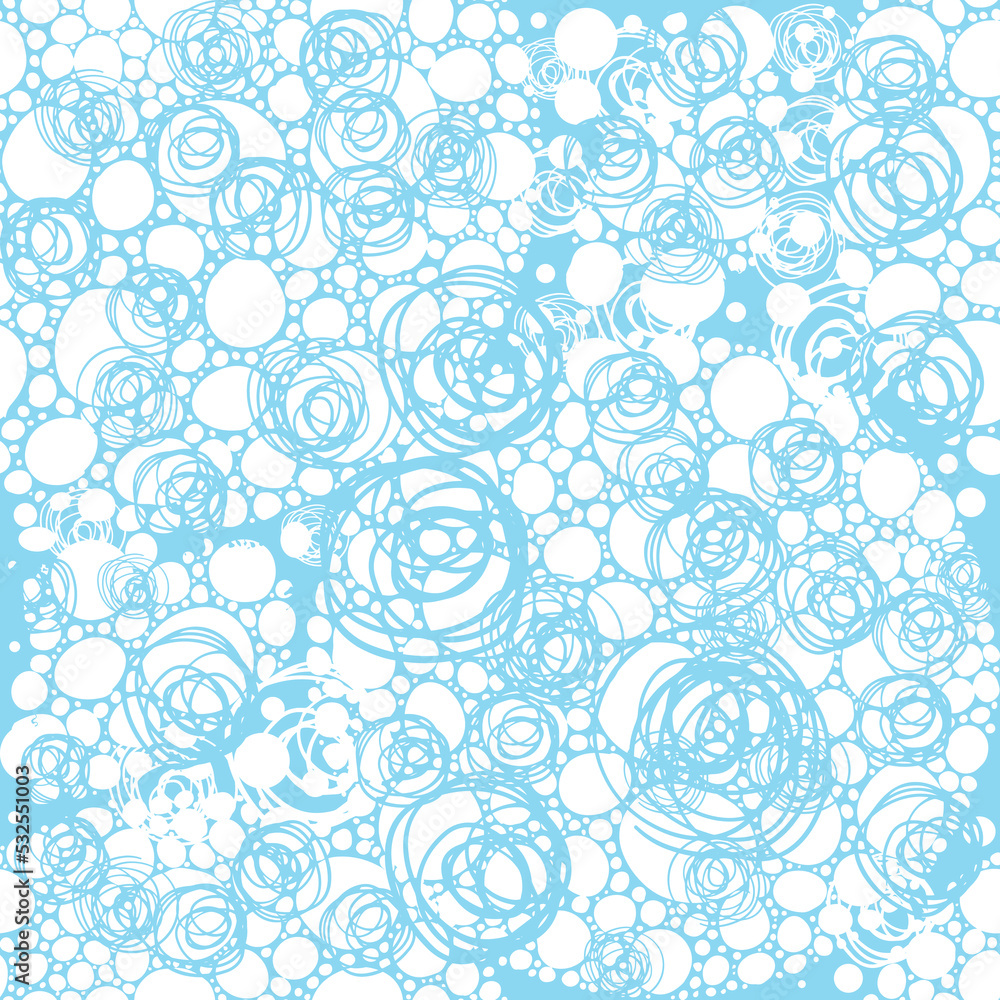 Abstraction snow circles on a light blue background. Vector illustration Abstraction snow circles on a light blue background. Vector illustration