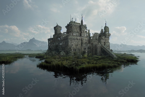 castle on the swamp © Neural Showroom
