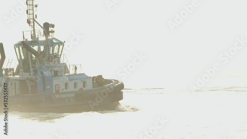 Tugboat waiting for ship, Itajaí - Santa Catarina