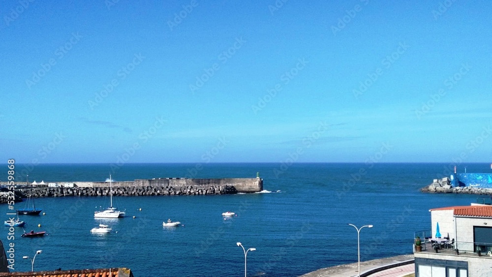 Espigón del puerto de A Guarda, Galicia