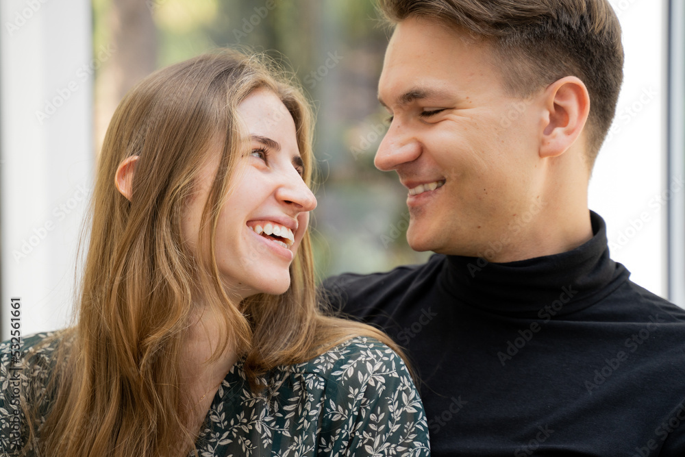 Young Couple Laughing Young Couple Laughing