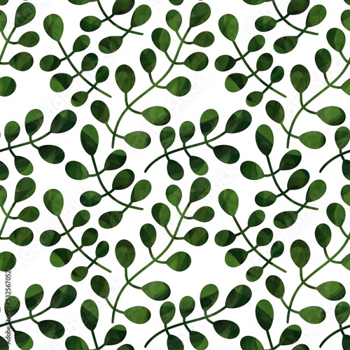 Wallpaper Mural Autumn abstract watercolor seamless branches pattern for wrapping paper and fabrics and linens and kitchen textiles Torontodigital.ca