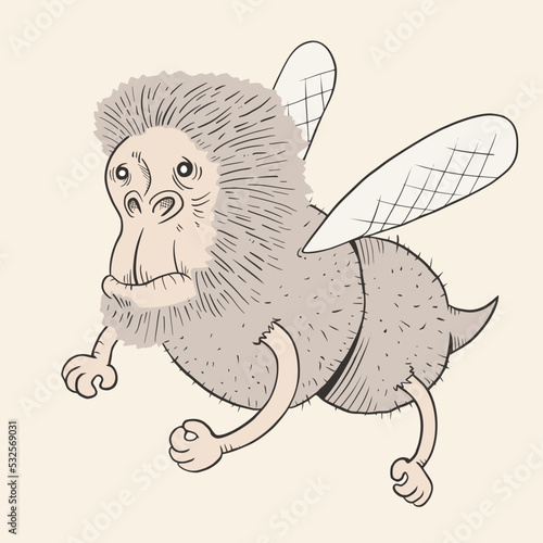 Design of mutant insect flying
