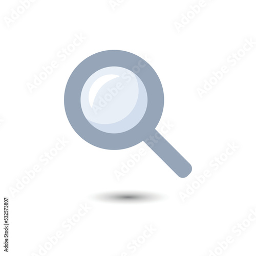 magnifier, colored icon, magnify sign