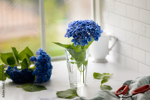 Pretty flowers in vase