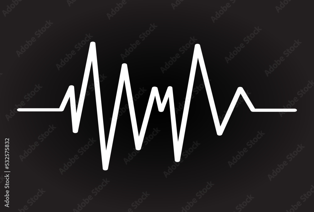 Sound audio wave vector. Icon isolated on black background. Abstract sound waves for voice design, music background, radio logo and icon. Creative music audio concept. Soundwave vector Sound audio wave vector. Icon isolated on black background. Abstract sound waves for voice design, music background, radio logo and icon. Creative music audio concept. Soundwave vector