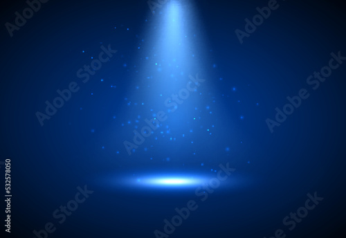 Abstract luxury light shining blue background. Luxury digital wallpaper shine blue background