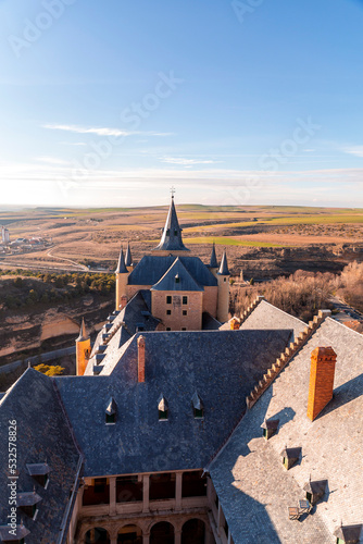 Wallpaper Mural Exterior view of the historical Alcazar of Segovia, Spain Torontodigital.ca