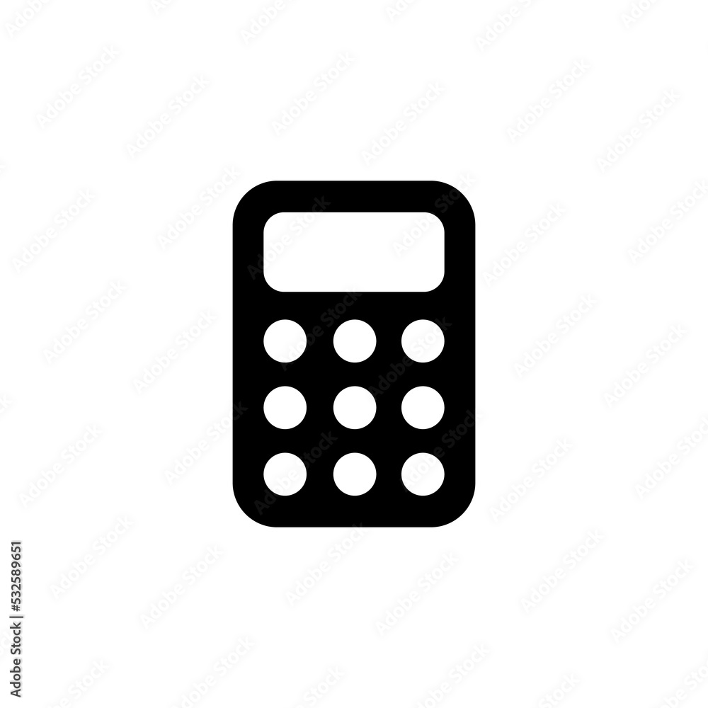 Calculator icon vector for web and mobile app. Accounting calculator sign and symbol. Calculator icon vector for web and mobile app. Accounting calculator sign and symbol.
