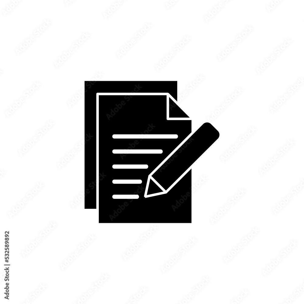 Note icon vector for web and mobile app. notepad sign and symbol Note icon vector for web and mobile app. notepad sign and symbol