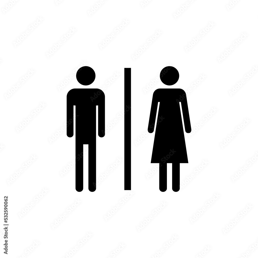 Toilet icon vector for web and mobile app. Girls and boys restrooms sign and symbol. bathroom sign. wc, lavatory Toilet icon vector for web and mobile app. Girls and boys restrooms sign and symbol. bathroom sign. wc, lavatory