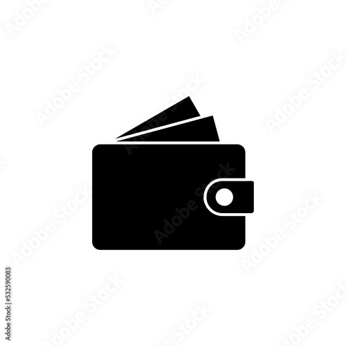 Wallet icon vector for web and mobile app. wallet sign and symbol