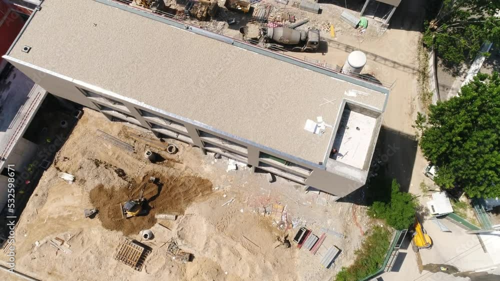 New Hospital Construction Aerial View New Hospital Construction Aerial View