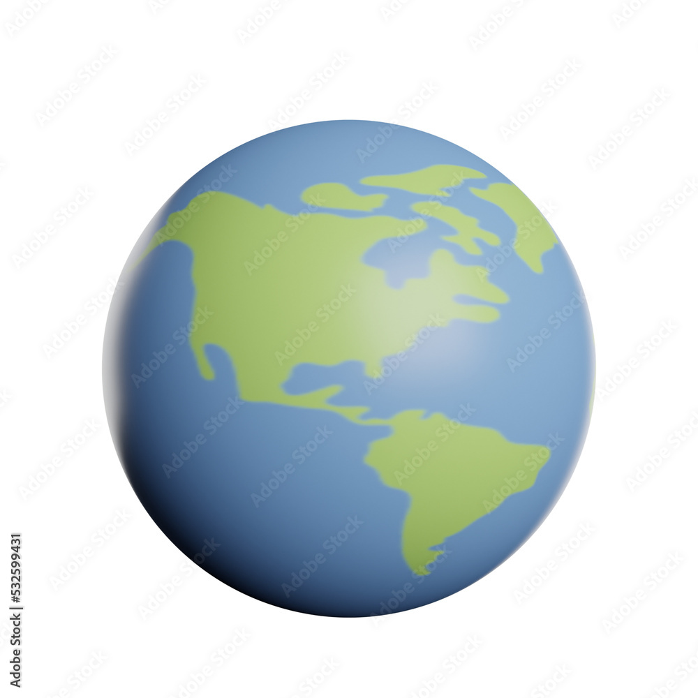 Naklejka premium Place Holder World Globe