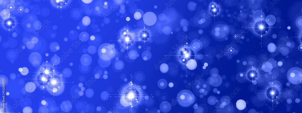 christmas　bokeh background illustration