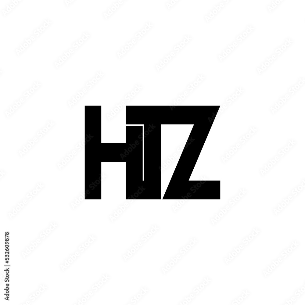 htz letter original monogram logo design htz letter original monogram logo design