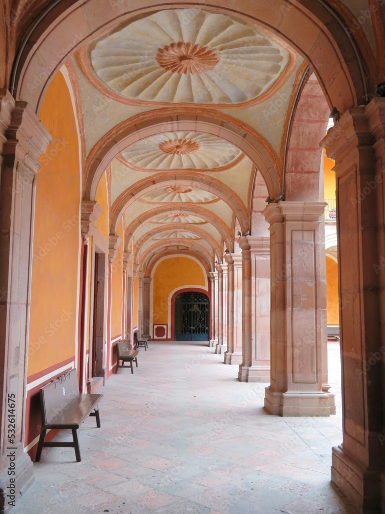 colonial architecture in Queretaro, Mexico
