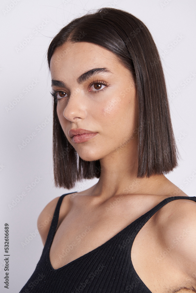 Isolated white Portrait Isolated white Portrait