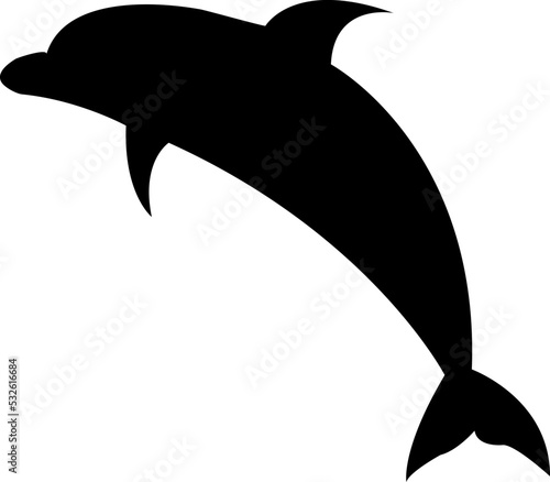 dolphin. dolphin icon. sign design. Vector illustration on white background..eps