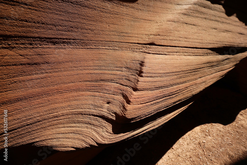 Sandstone wall - Secret Antelope Canyon, Page, Arizona