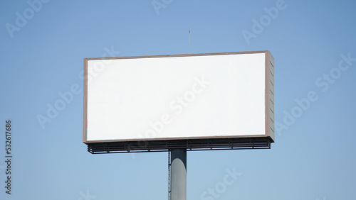 Outdoor advertising Scenery and Advertising Mockup