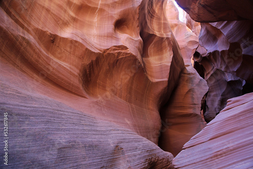 Eroded slot wall - Secret Antelope Canyon, Page, Arizona