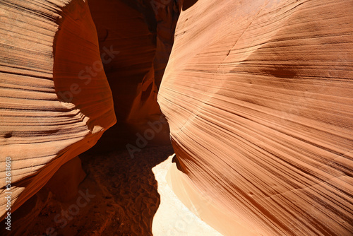 Striped rock - Secret Antelope Canyon, Page, Arizona