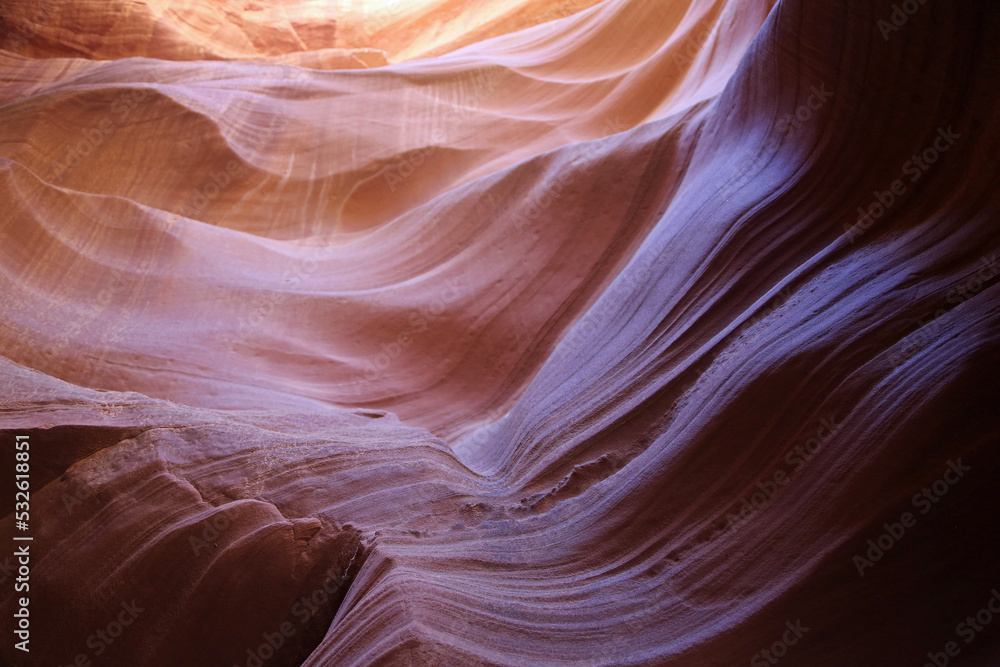 Pastel cliff - Secret Antelope Canyon, Page, Arizona Pastel cliff - Secret Antelope Canyon, Page, Arizona