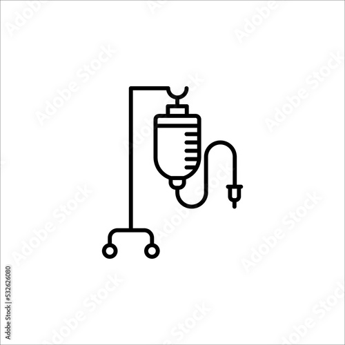 infuse icon in trendy flat style, blood bag icon, iv bag,intravenous bag. vector illustration on white background.