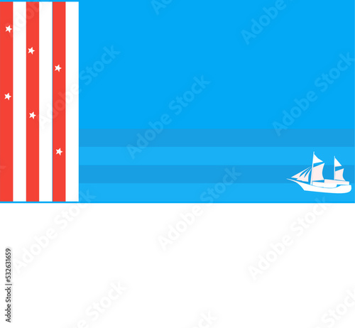columbus, america, background, day, celebration, holiday, usa, happy, card, banner, design, national, united, illustration, poster, american, vector, country, discovery, flag, greeting, ship, celebrat