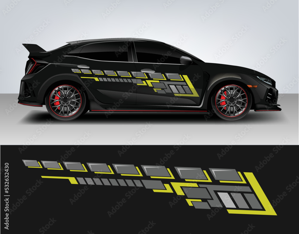 Vinyl sticker Decals set for Car truck mini bus modify Motorcycle ...