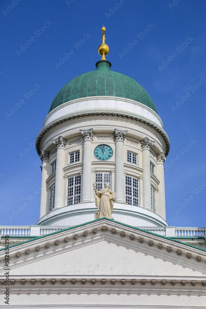 Detail of the Helsinki Cathedral dome