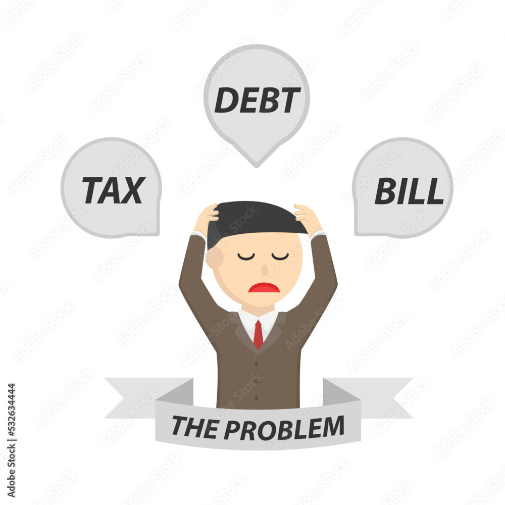 businessman the problem design people businessman the problem design people