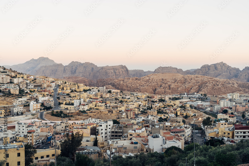 Wadi Musa at sunrise